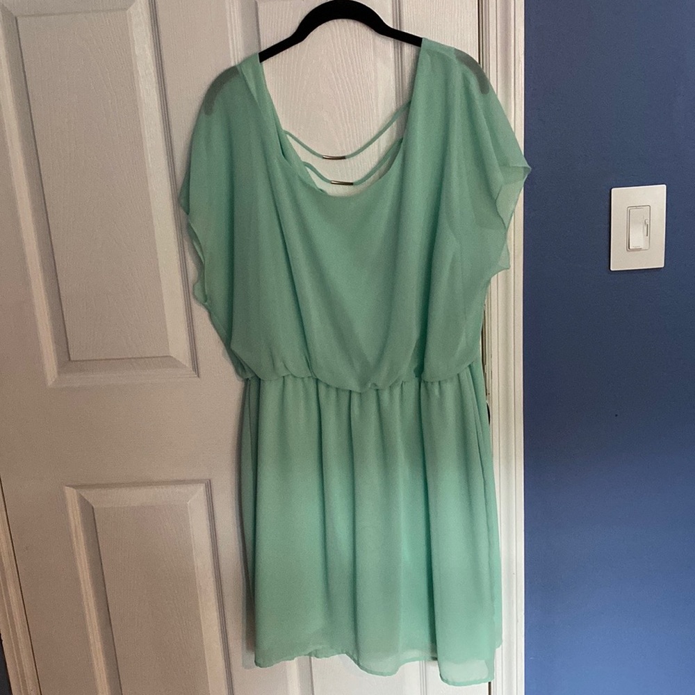 CITY TRIANGLES - mint dress